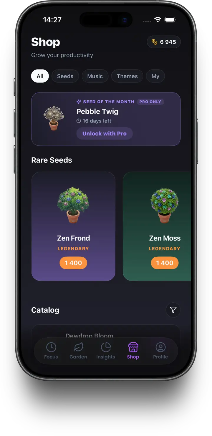 Focus Aura — Seed shop